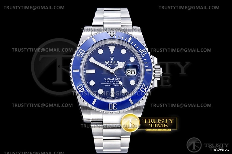 0427 Sporty ROLSUB0338 – Submariner 116619LB 904L SS SS Blue VSF VS 1042